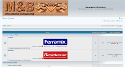 Desktop Screenshot of marceneirosebricoleiros.com.br